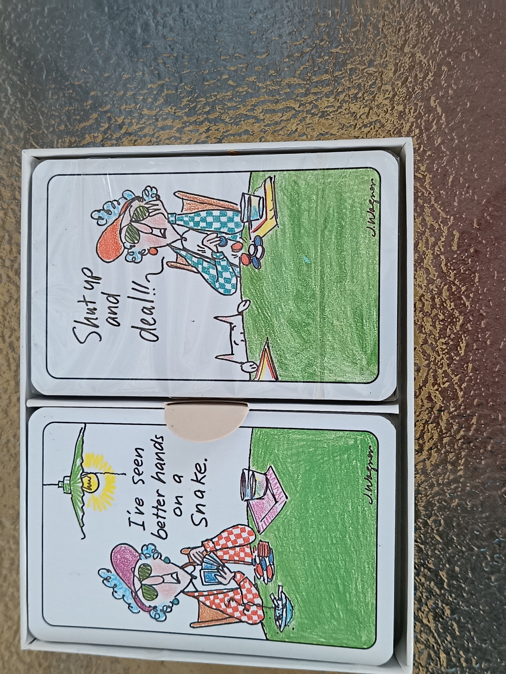 VTG Shoebox Greeting Playing Cards Maxine ( 1 Sealed )